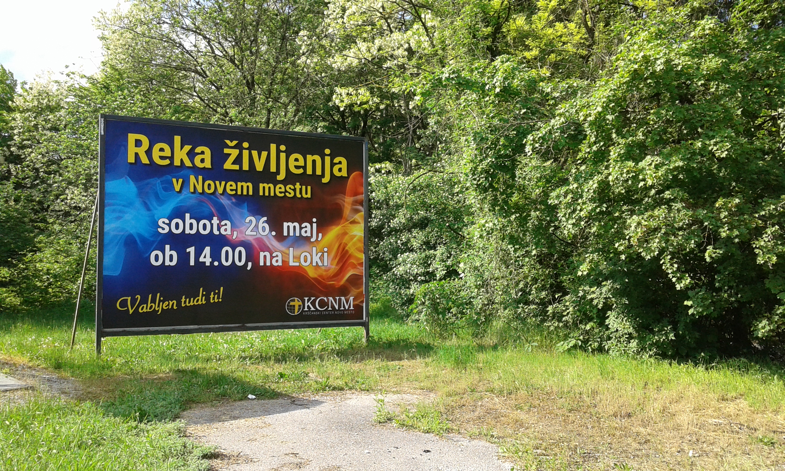 Reka življenja v Novem mestu